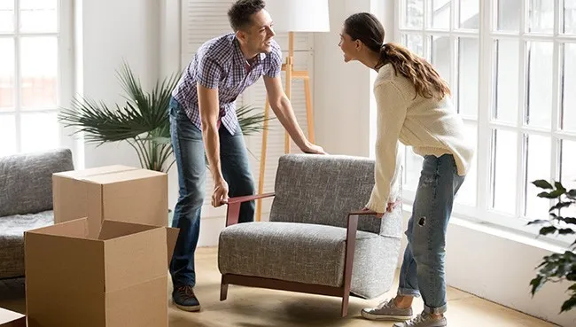 Moving furniture | Mills Floor Covering