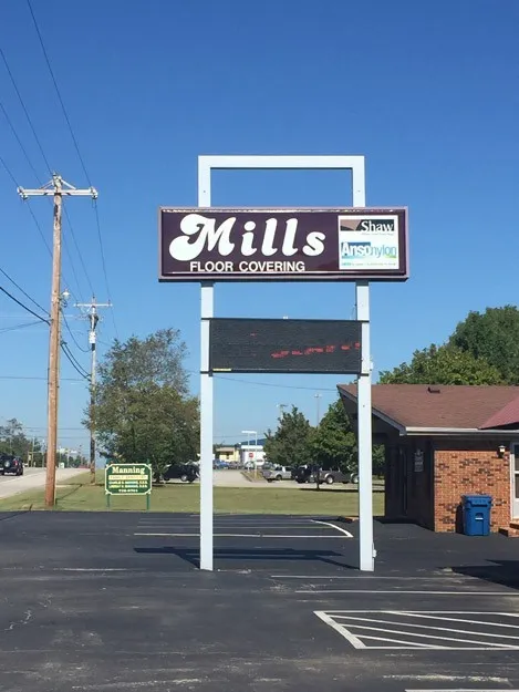 Store Sign board | Mills Floor Covering